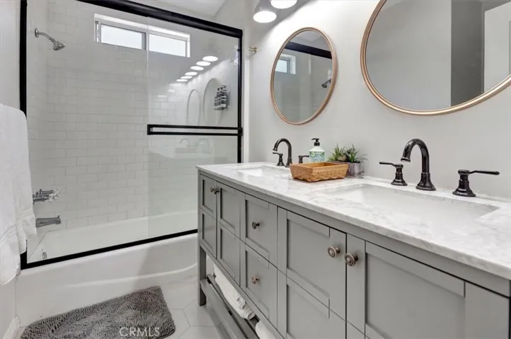 Downstairs home, remodeled bathroom