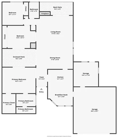 AI generated floorplan, dimensions are estimated