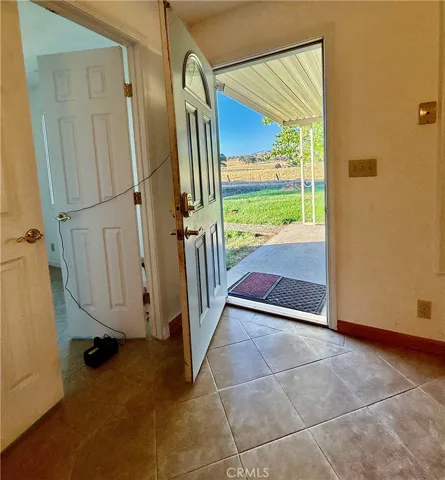 Attached apartment entrace and view out!