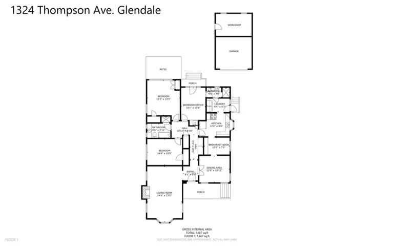 1324 Thompson Avenue, Glendale, California 91201