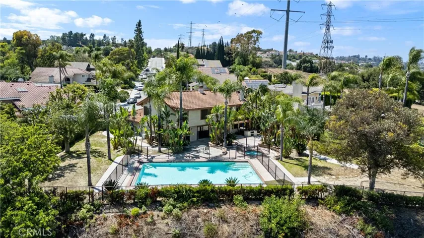 Aerial View of Backyard and Back of House