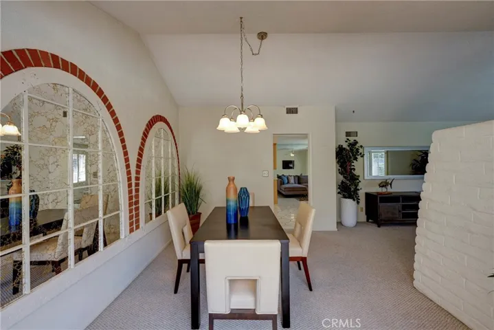 The kitchen is connected to the formal dining room for easy entertaining.