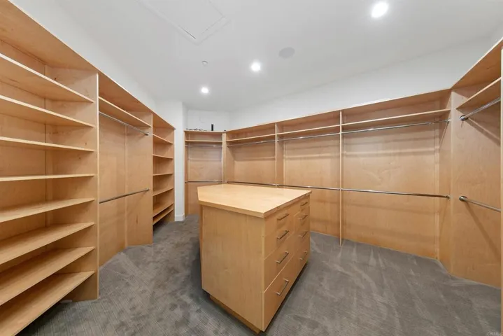 Primary closet