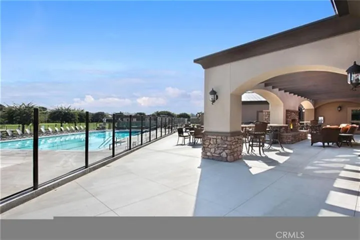 OUTDOOR FIREPLACE AT THE CLUBHOUSE