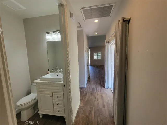 Hallway bathroom