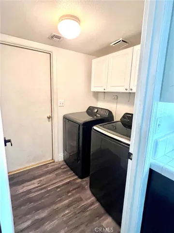 Laundry area and Garage Entrance.