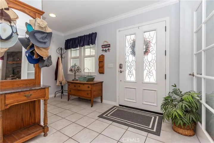 Warm and welcoming foyer