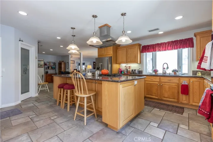 Kitchen and walk-in pantry