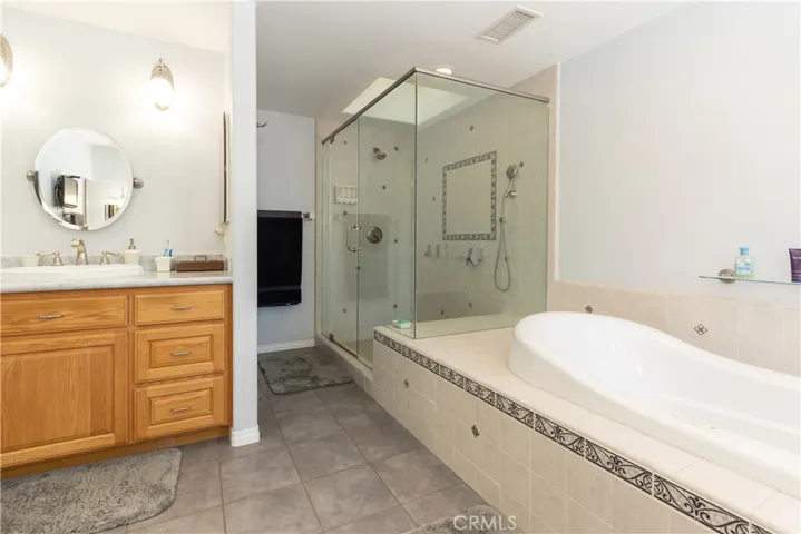 Upstairs primary bathroom