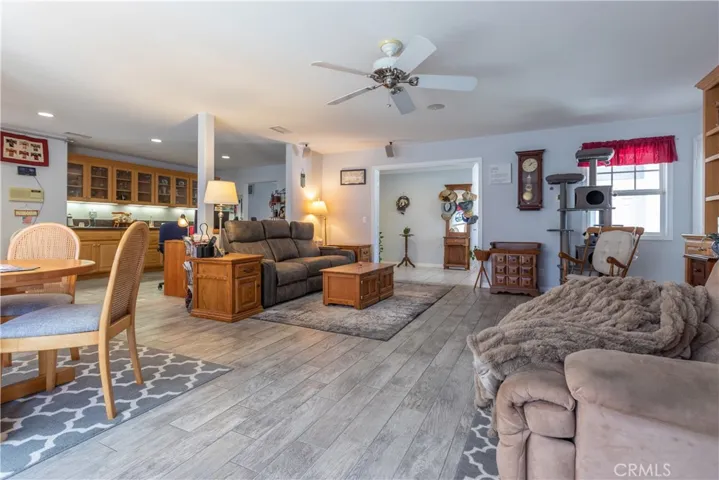 Elegant, yet casual,  family room with a direct vent / temperature controlled fireplace