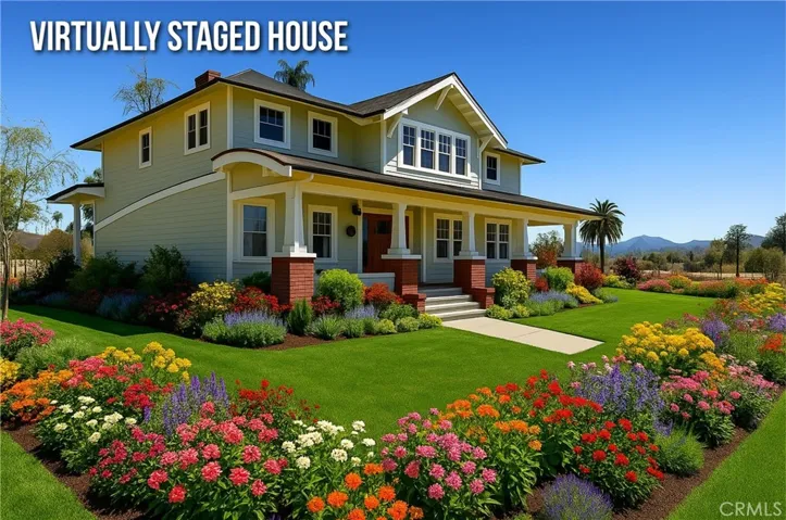 Virtually staged home