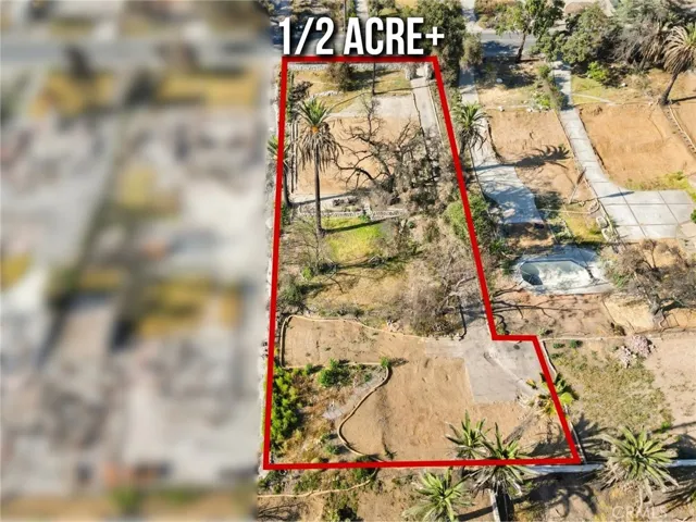23,962 sq ft lot in Altadena with zoning and permits for 2 houses on a lot