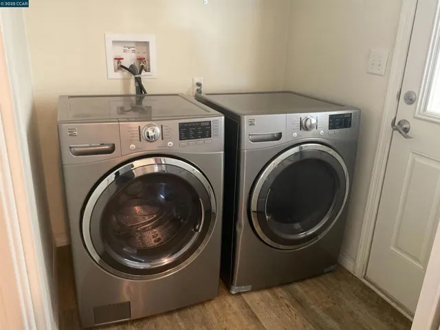 Inside laundry washer and dryer included