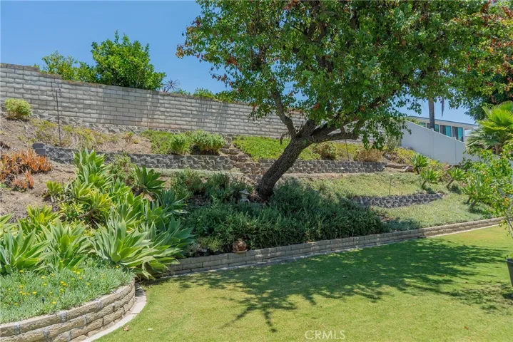 BACKYARD TERRACED GARDEN