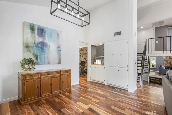 Spacious dining room
