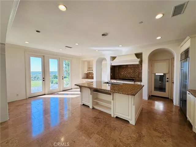 kitchen open to family room