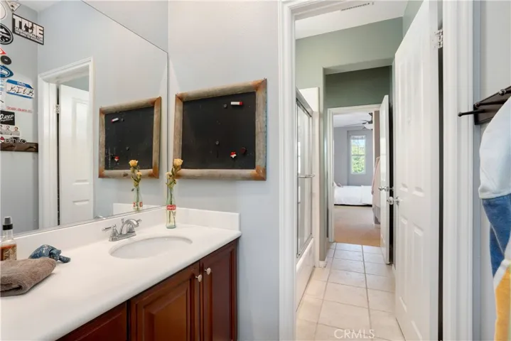 Jack and Jill upstairs bathroom.