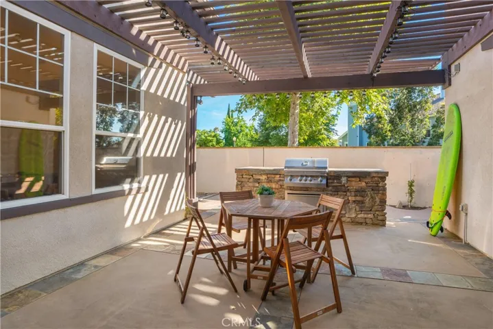 Additional courtyard with another grill and area for relaxing.