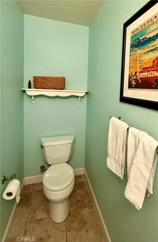 lower level powder room