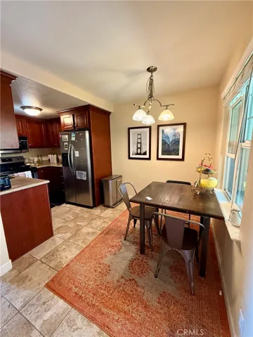 lower level dining and kitchen