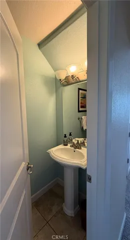 lower level powder room