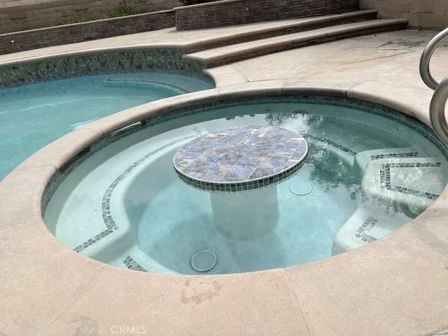 Spa with Table. Perfect for hanging out and relaxing.