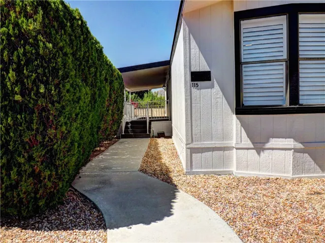 Walkway to front door