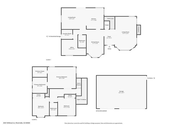 Floorplan dimensions are approximations only.