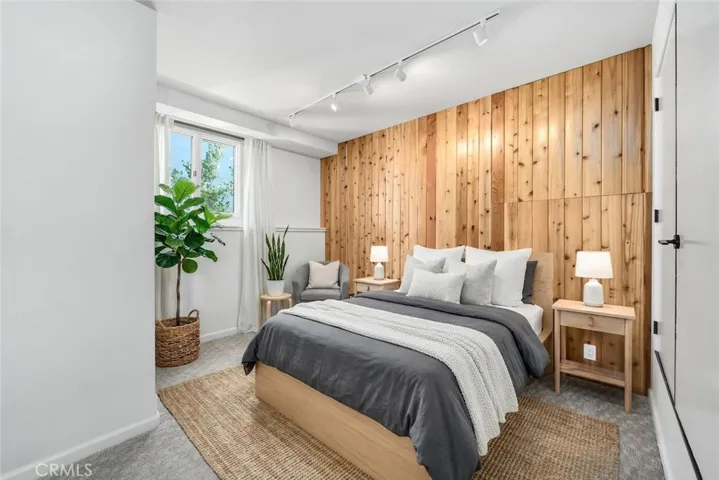 Virtually Staged lower level.