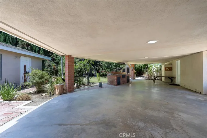 Spacious covered patio.