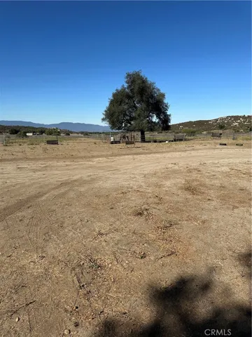 Horse pens.