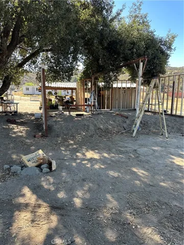 View of outdoor kitchen.