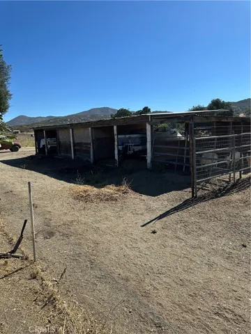 Horse stalls.