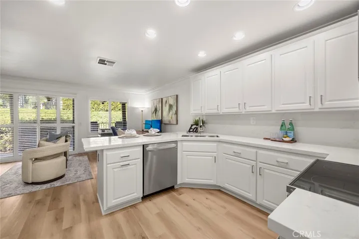 Kitchen Open to Family Room