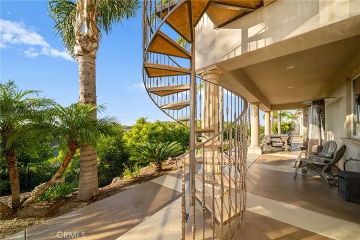 Spiral Staircase from Balcony