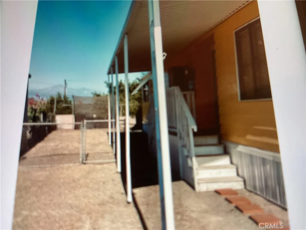 Front Entrance of Mobile Home