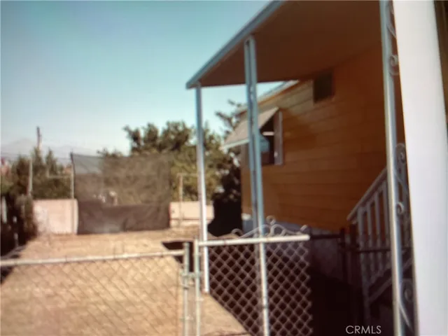 Chain-Linked Fenced Side Yard