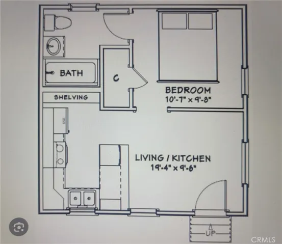 Garage ADU plan