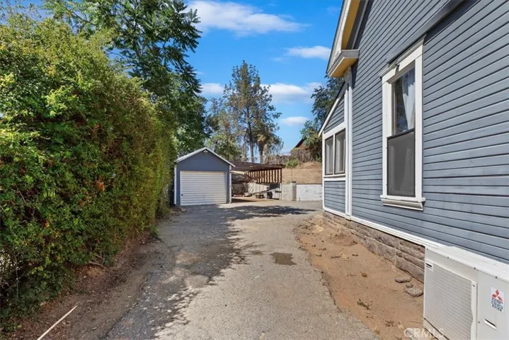 Side of house/driveway