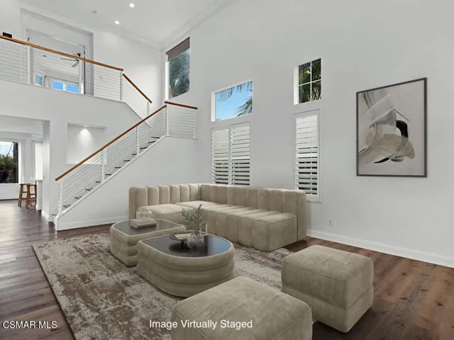 Living Room Staged