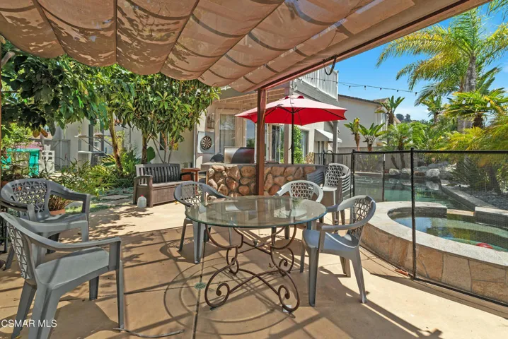 Rear Yard under Pergola