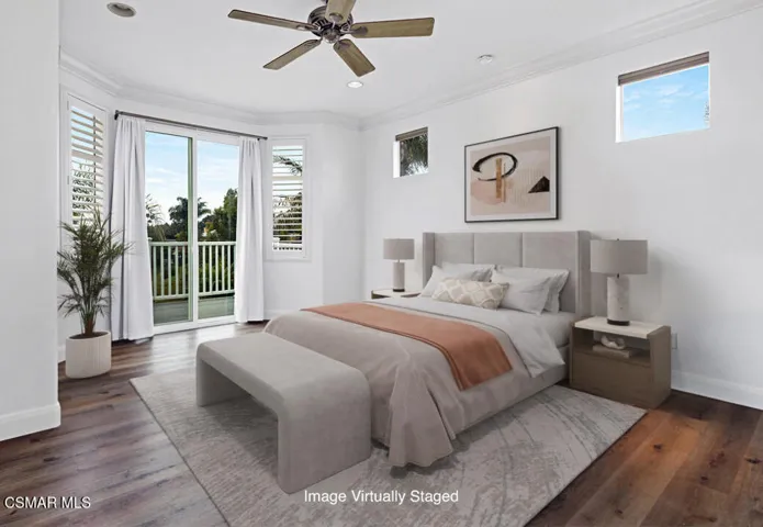 Primary Suite Staged