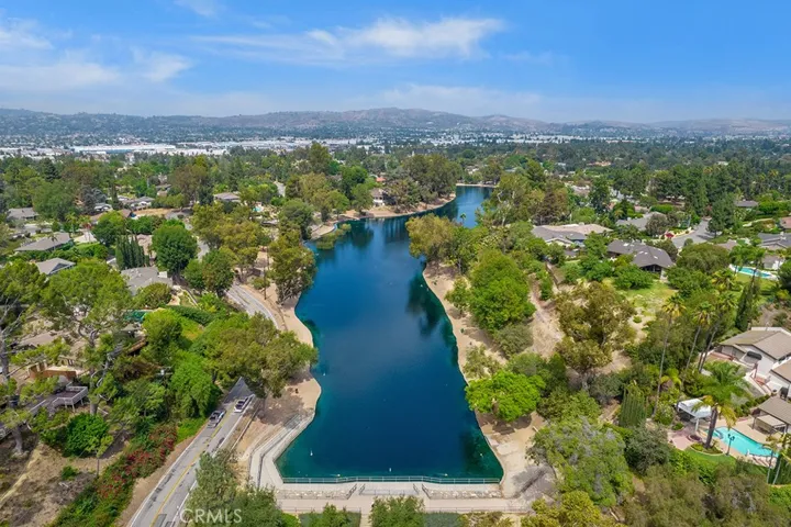 Arial shot of Laguna Lake nearby