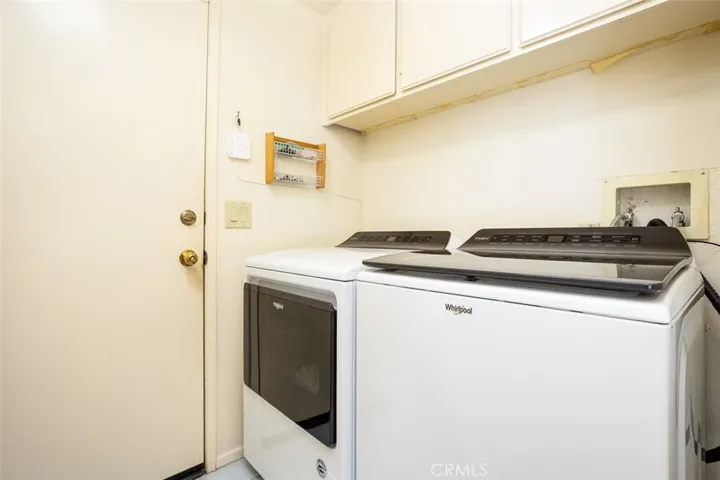 indoor laundry area