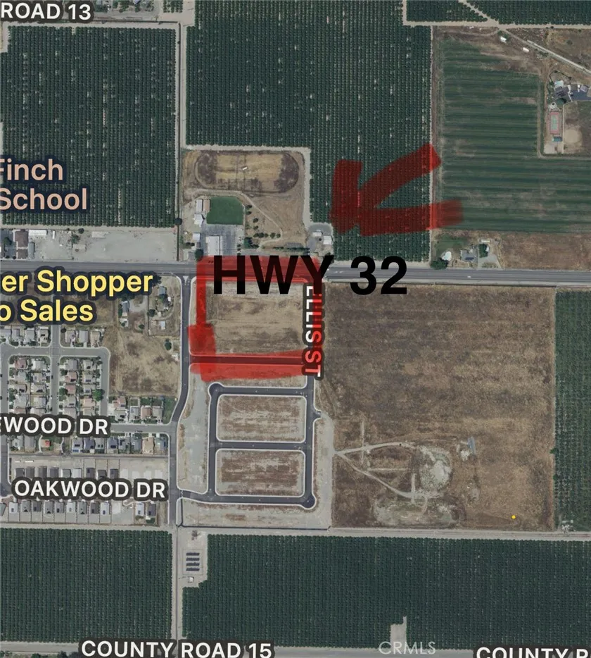 Parcel is entire 5 ac block
