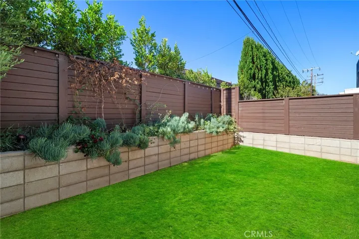 Blank slate to create your own outdoor entertainment zone (grass has been virtually added)