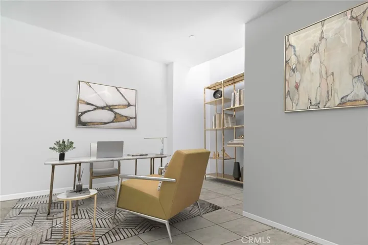 The flex space is a great bonus room on the garage level. Could be used for a guest room, office, workout room, etc.