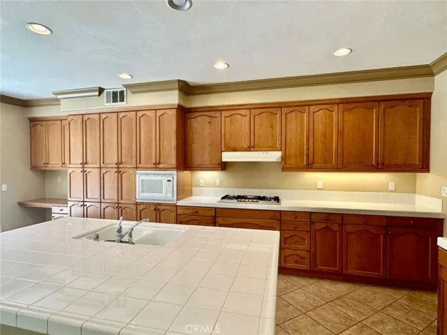 Gourmet Kitchen with Huge Island and Plenty of Cabinets & a Walk-in Pantry