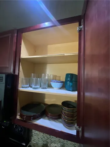 Fully stocked kitchen