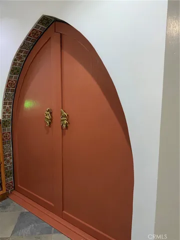 Custom made doors and tile work
